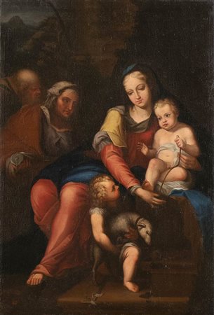 Madonna con Bambino e San Giovannino, Elisabetta e Gioacchino