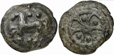 Roman Republic, Whell series, Cast Triens, Rome, ca. 230 BC; AE (g 234; mm...