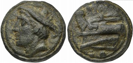 Roman Republic, Janus/Prow to l. series, Cast Sextans, Rome, ca. 225-217 BC;...
