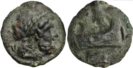 Roman Republic, Post-semilibral series, Cast Semis, Luceria, ca. 214-212 BC;...