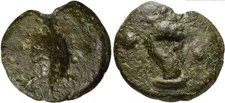 Unknown mint in Central Italy, Cast Sextans, 3rd century BC; AE (g 34; mm 37;...