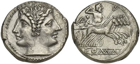 Anonymous, Quadrigatus, Rome, ca. 225-212 BC; AR (g 5,99; mm 20; h 12);...