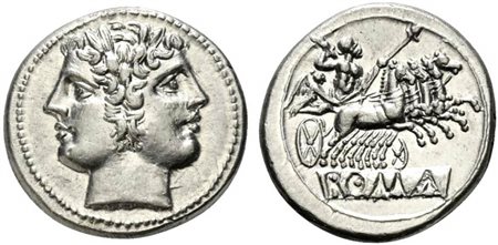 Anonymous, Quadrigatus, Rome, ca. 225-214 BC; AR (g 6,70; mm 22; h 9);...