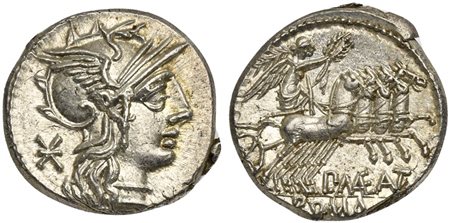 P. Maenius M.f. Antiaticus, Denarius, Rome, 132 BC; AR (g 3,87; mm 19; h 7);...