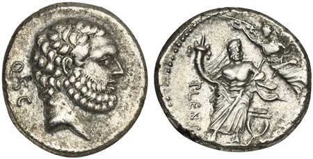 P. Cornelius Lentulus P.f.L.n., Denarius, Rome, 74 BC; AR (g 4,04; mm 17; h...