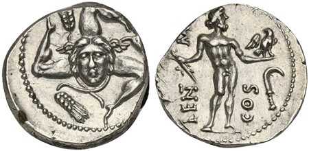 L. Cornelius Lentulus and C. Claudius Marcellus, Denarius, Military mint...