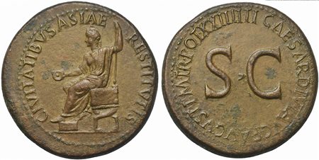 Tiberius (14-37), Sestertius, Rome, AD 22-23; AE (g 26,37; mm 35; h 11);...