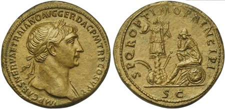 Trajan (98-117), Sestertius, Rome, AD 103-111; AE (g 25,69, mm 34; h 6); IMP...