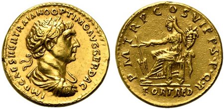 Trajan (98-117), Aureus, Rome, AD 114-117; AV (g 7,38; mm 19; h 6); IMP CAES...