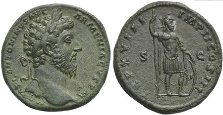 Marcus Aurelius (161-180), Sestertius, Rome, AD 163-164; AE (g 25,35; mm 32;...