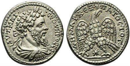 Septimius Severus (193-211), Tetradrachm, Laodicea ad Mare, AD 205-207; BI (g...