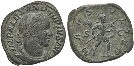 Severus Alexander (222-235), Sestertius, Rome, AD 232; AE (g 23,04; mm 33; h...