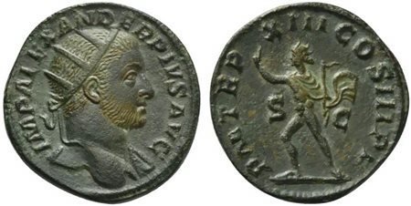 Severus Alexander (222-235), Dupondius, Rome, AD 234; AE (g 10,95; mm 25; h...