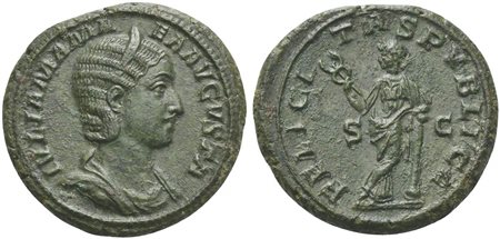 Julia Mamaea, As struck under Severus Alexander, Rome, AD 222-235; AE (g...