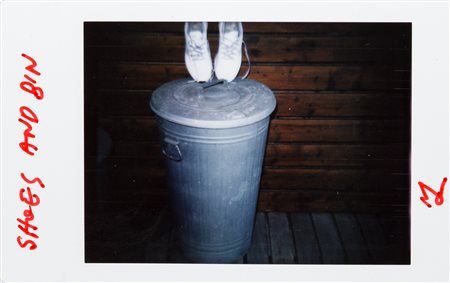 MASSIMO DE LUCA (1960) - Shoes and bin. From the banality series, 2019/2020
