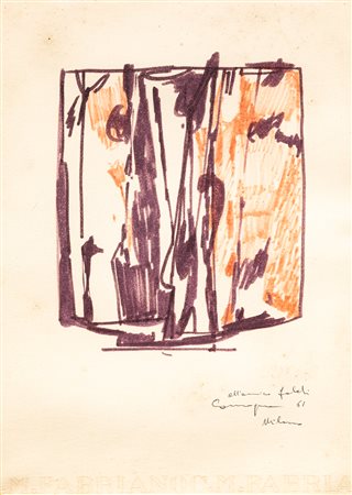 PIETRO CONSAGRA (1920-2005) - Senza Titolo, 1961