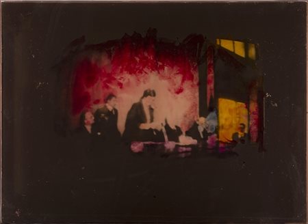 Mario Schifano "Senza titolo" 1973-78
smalto su tela emulsionata e perspex
cm 81