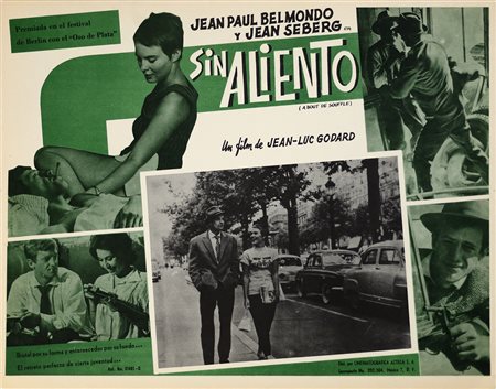 GODARD JEAN LUC (n. 1930) - Sin aliento. (A' bout de souffle. Fino all'ultimo respiro).