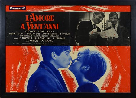 FRANCOIS TRUFFAUT SHINTARO ISHIHARA ANDRZEI WAJDA RENZO ROSSELLINI MARCEL OPHULS  - L'Amore a Vent'anni.