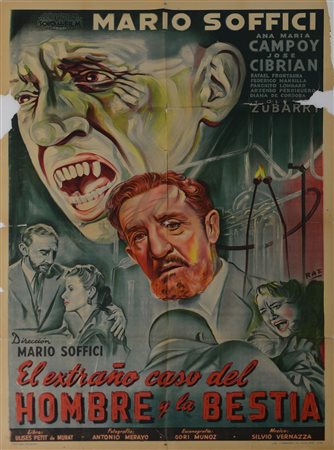 SOFFICI MARIO  (1900 - 1977) - El extrano caso del hombre y la bestia. (Il dottor Jekyll).