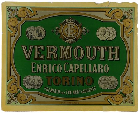 CAPELLARO ENRICO - Vermouth. Torino.