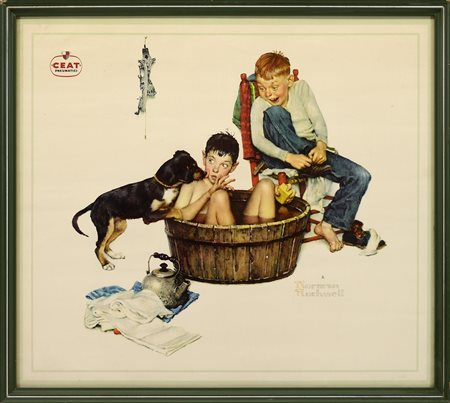 ROCKWELL NORMAN (1894 - 1978) - Ceat Pneumatici.