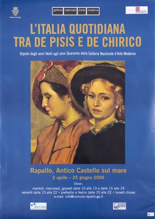 DE PISIS FILIPPO (1896 - 1956) - L'Italia quotidiana tra De Pisis e De Chirico.