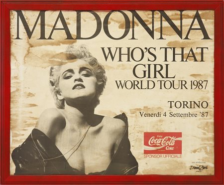  MADONNA (n. 1958) - Who's that girl tour.