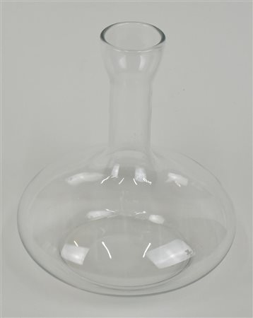 DECANTER in vetro soffiato h cm 22, diam cm 19