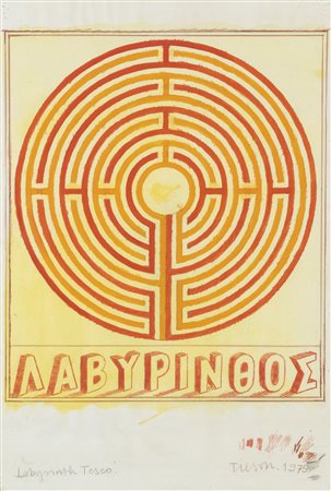 JOE TILSON 
Labyrinth Tesco, 1975