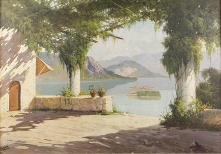 GIORGI D.<BR>"Vista sul lago"