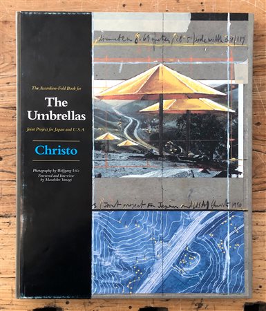 CHRISTO E JEANNE-CLAUDE - The Accordion-Fold Book for The Umbrellas. Joint Project for Japan and U.S.A, 1991