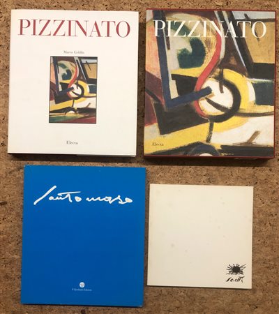 ARTE ITALIANA DEL DOPOGUERRA (PIZZINATO, SANTOMASO E SAETTI) - Lotto unico di 3 cataloghi: