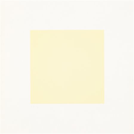 ANTONIO CALDERARA (1903-1978) - Luce Spazio Immagine Giallo, 1974