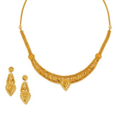 Demi parure in oro