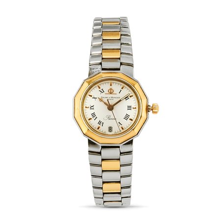 Orologio da donna in acciaio e oro giallo 18K