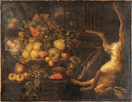 ROOS JAN (1591-1638) <br>"Natura morta di frutta 
