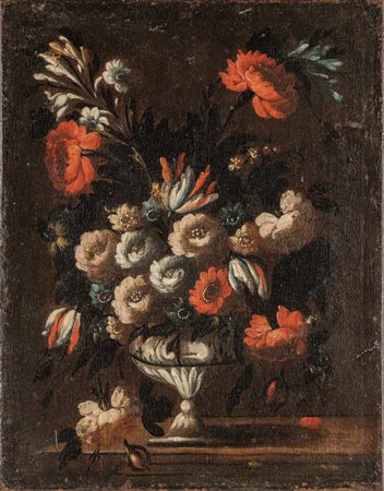 Scuola lombarda sec.XVII/XVIII "Vaso di fiori" 