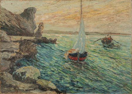 GUGLIELMO BALDASSINI (1885-1952) <br>Paesaggio 