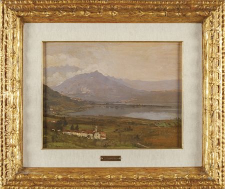 FEDERICO MARAGLIANO (1873-1952) <br>Il lago di 