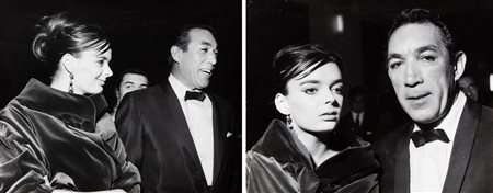 Anonimo - Antony Quinn e Barbara Steel, Mostra internazionale d'arte cinematografica di Venezia, 1959