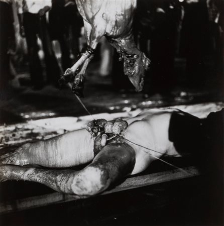 André Morain (1938)  - Senza titolo (Hermann Nitsch performance), years 1970-1980