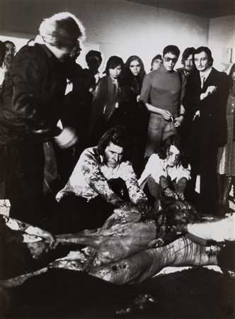 André Morain (1938)  - Senza titolo (Hermann Nitsch performance), years 1970-1980