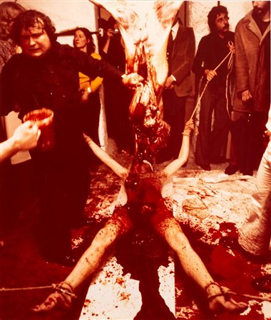 Hermann Nitsch (Vienna 1938)  - Aktion 56, Milano, 1976