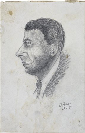 Ottone Rosai, Ritratto dell'attore Silvani, 1925