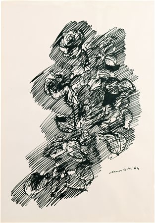 Ennio Morlotti, Rose, 1964