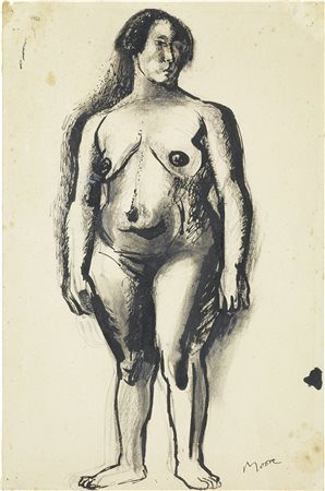 Henry Moore, Standing nude, 1927