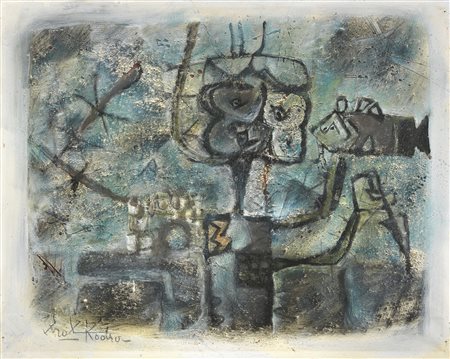 Ibrahim Kodra, Pesca nel Tirreno, 1960