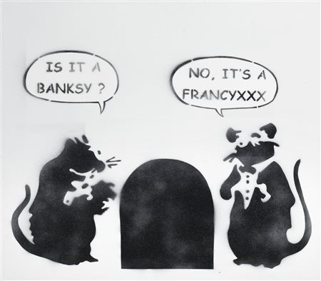 Francyxxx
Italia XXI secolo
Banksy vs Francyxxx, 2019