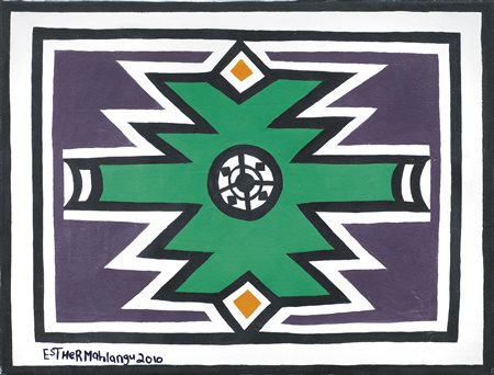 Esther Mahlangu
Mphumalanga 1936
Abstract 23, 2010